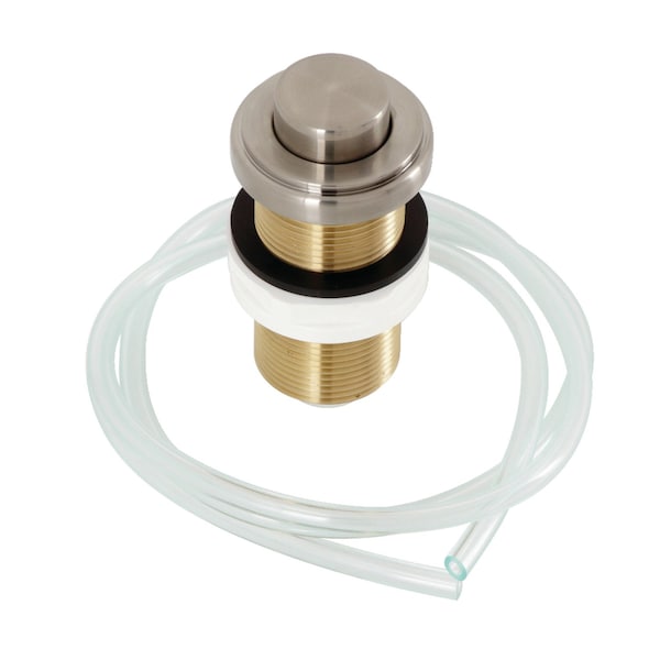 Garbage Disposal Air Switch Button, Brushed Nickel